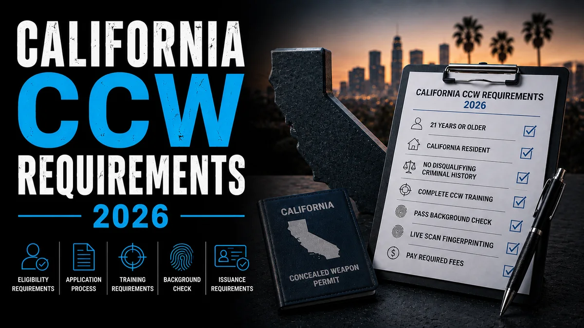 California CCW Requirements 2026