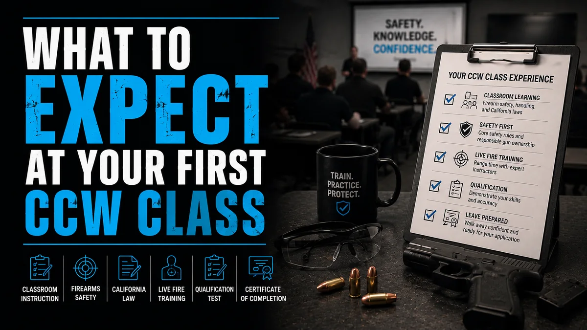 What to expect at your first CCW class guide cover