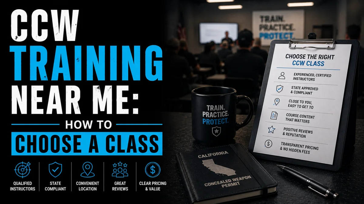 CCW training near me how to choose a class guide cover
