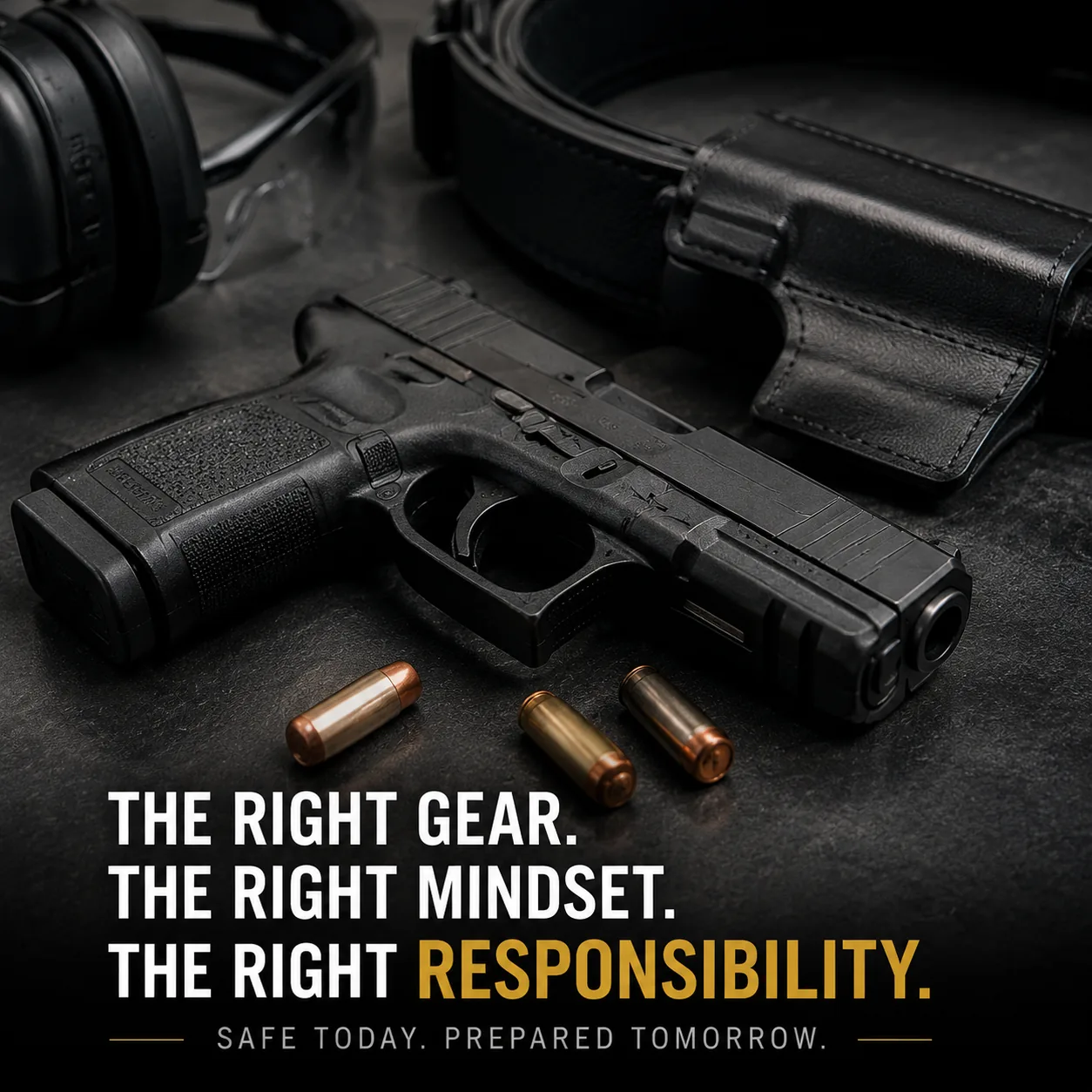 The right gear, mindset, responsibility